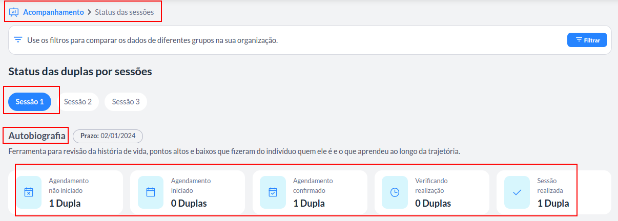 detalhe sessão