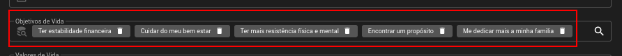 objetivos pessoais
