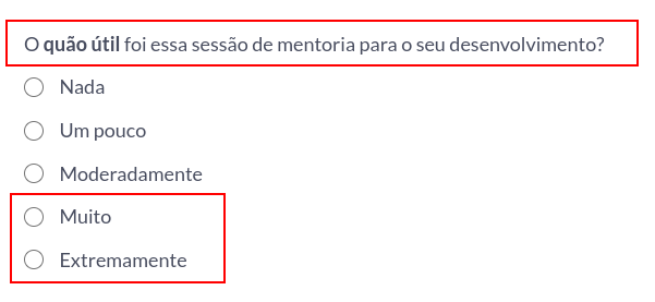 quão util sessão