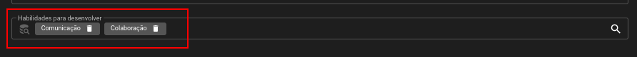 competências de maior interesse