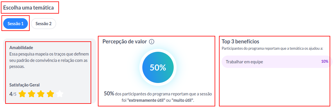 temáticas sessões