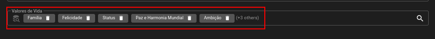 valores de vida